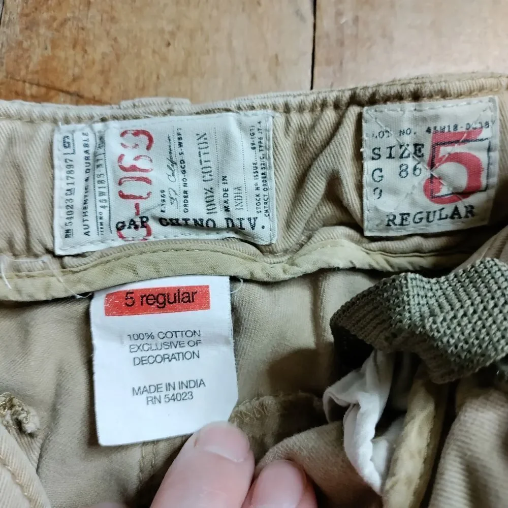Gap size 5 boys Khaki cargo shorts cotton spring Easter summer utility shorts